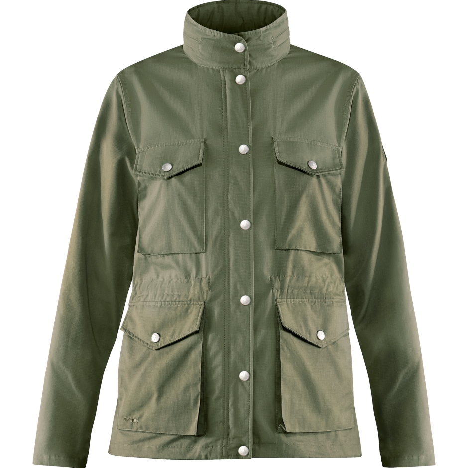 Jaqueta Raven Lite W Fjällräven Verde