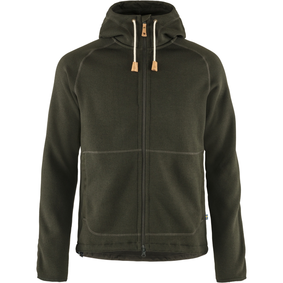Fjällräven Övik Moletom Com Capuz M Deep Forest