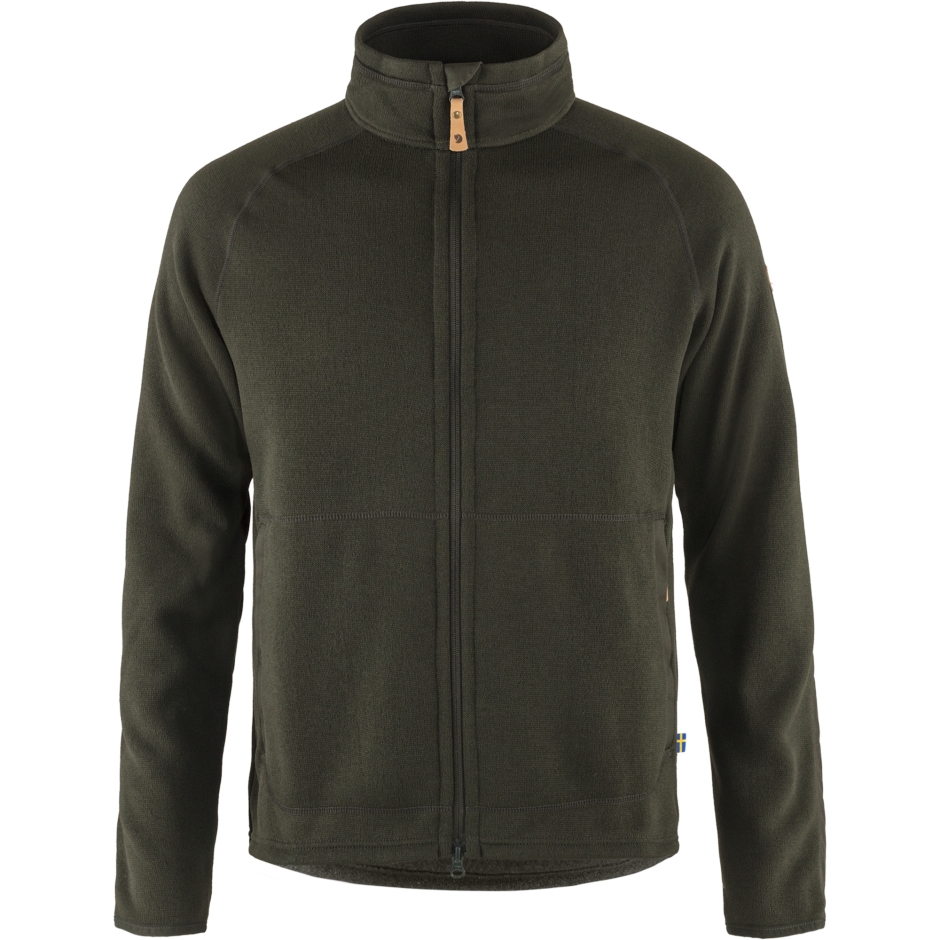 Övik Suéter De Lã Com Zíper M Fjällräven Deep Forest