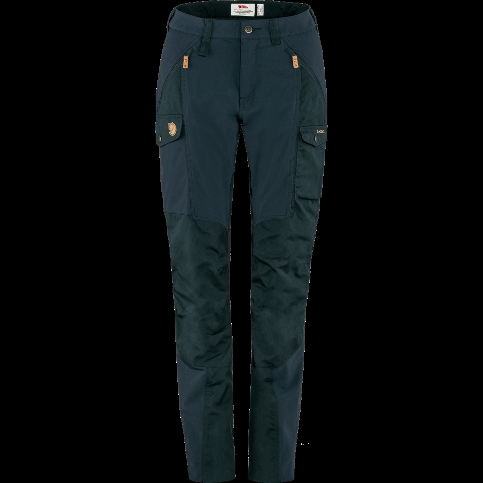 Calça Nikka Azul Marinho Escura Curvada Fjällräven Longa
