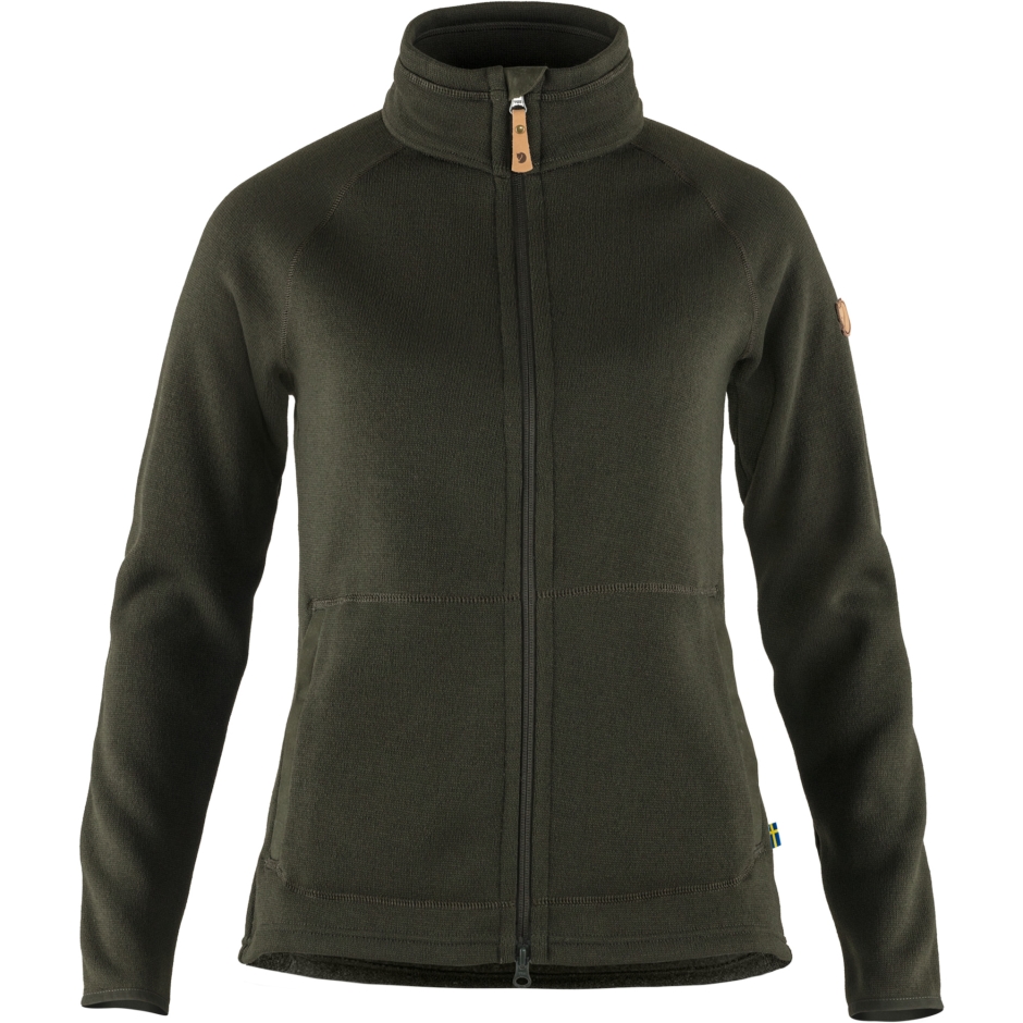 Fjällräven Deep Forest Övik Suéter De Lã Com Zíper W