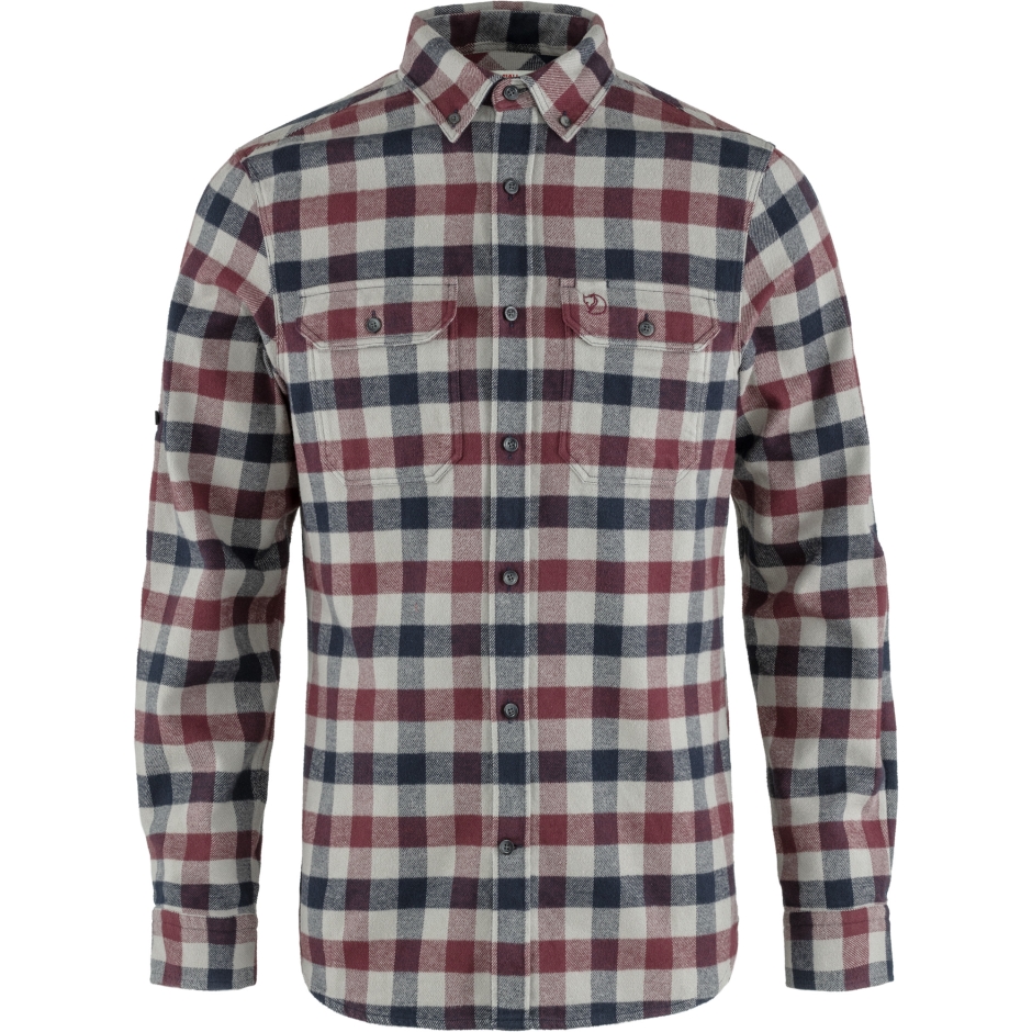 Fjällraven Dark Garnet-Fog Forest Shirt M