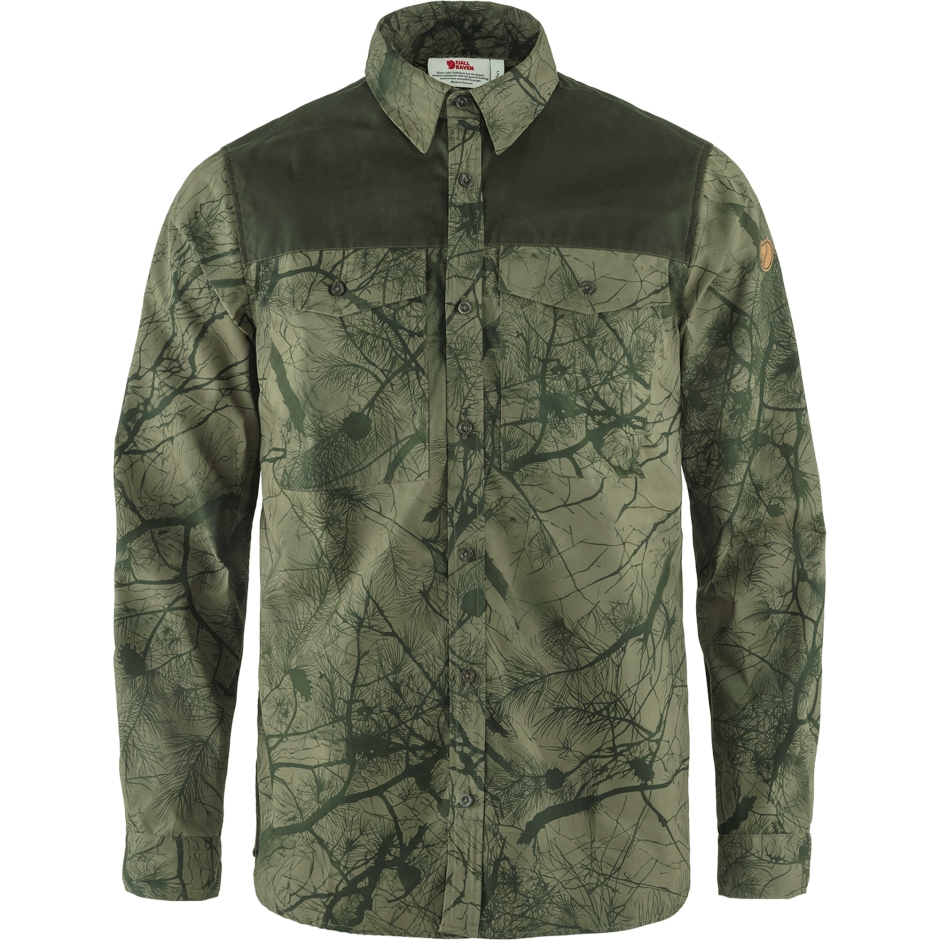 Värmland G-1000 Camisa M Verde Camuflagem Floresta Profunda Fjällräven