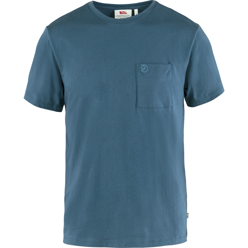 T-shirt Övik Com Tio Raposa Da Montanha Azul