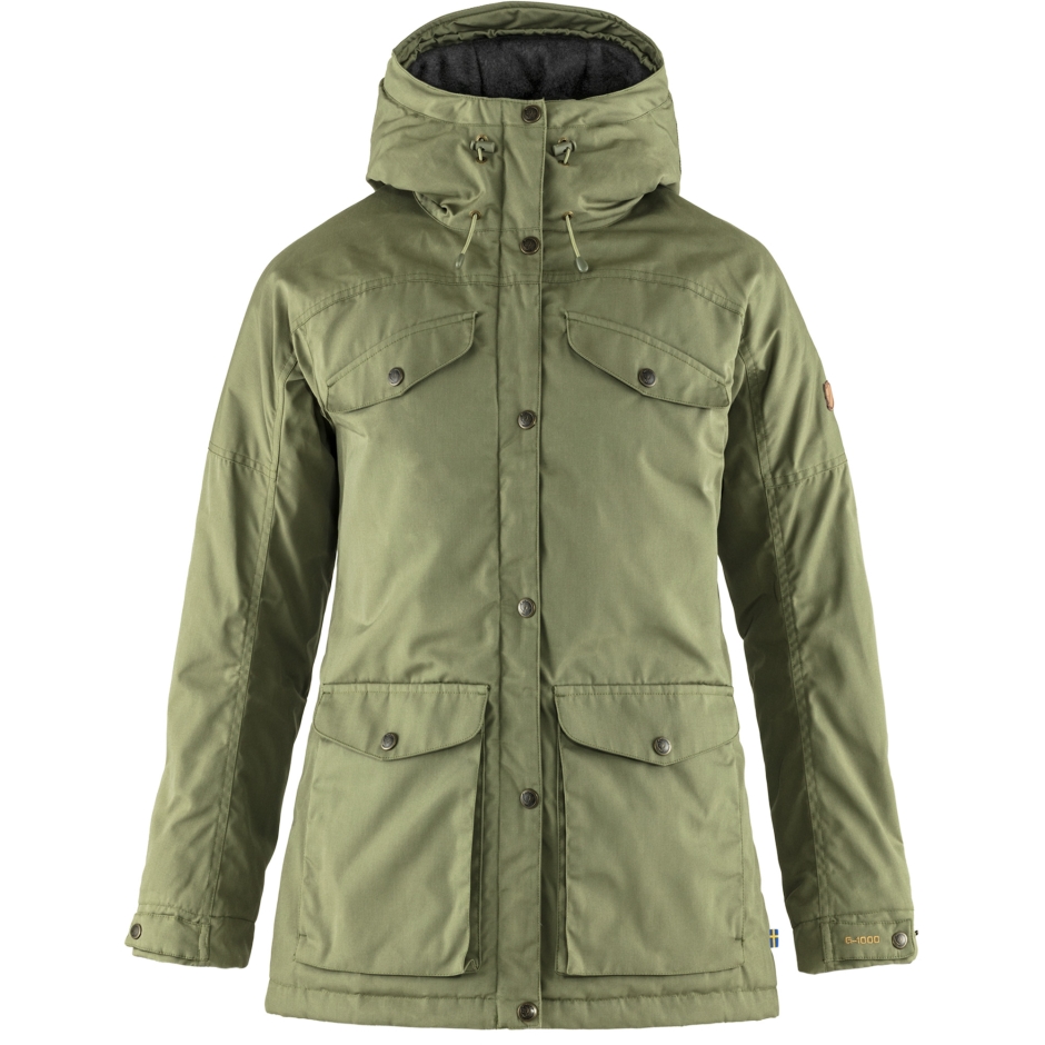 Jaqueta Acolchoada De Lã Verde Fjällräven Vidda Pro W