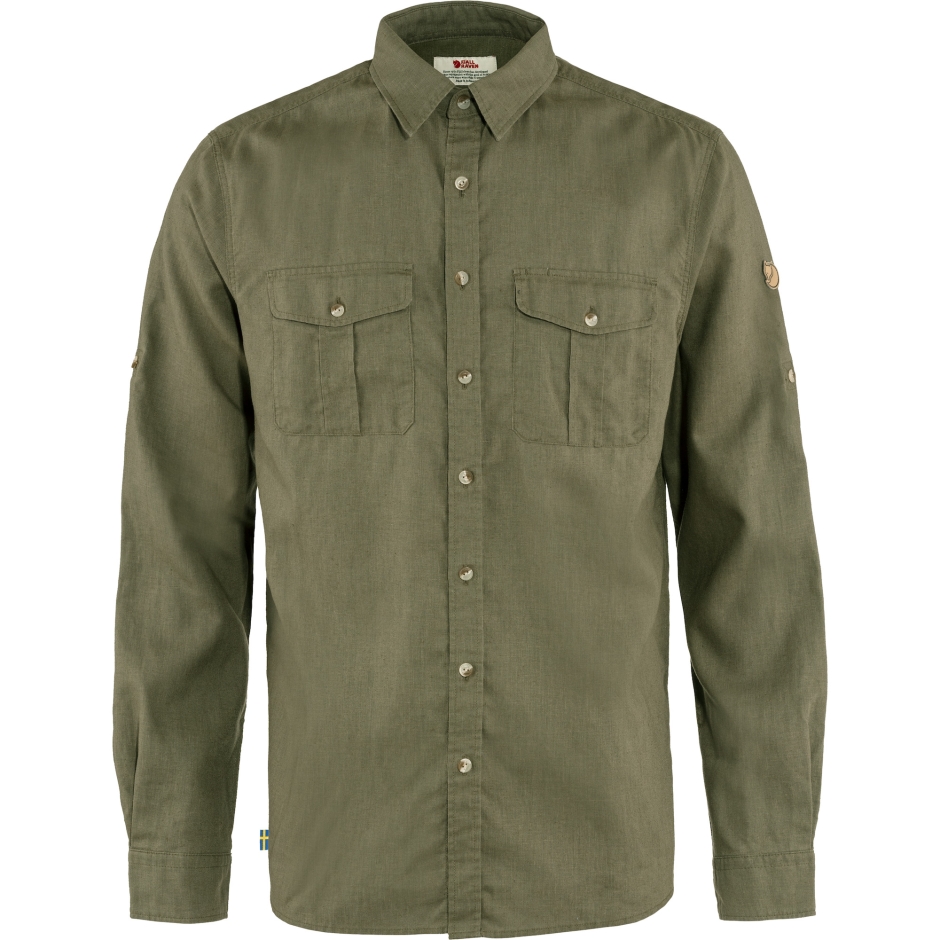 Camisa De Viagem Verde Övik Ls M Fjällräven