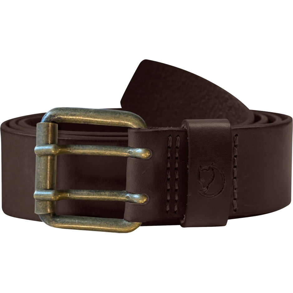 Fjällräven Cinto De Dois Pinos Singi Marrom De Couro