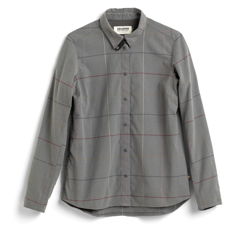 Camisa De Flanela Do Piloto S/f Ls Com Janela De Bandeira Cinza Fjällräven