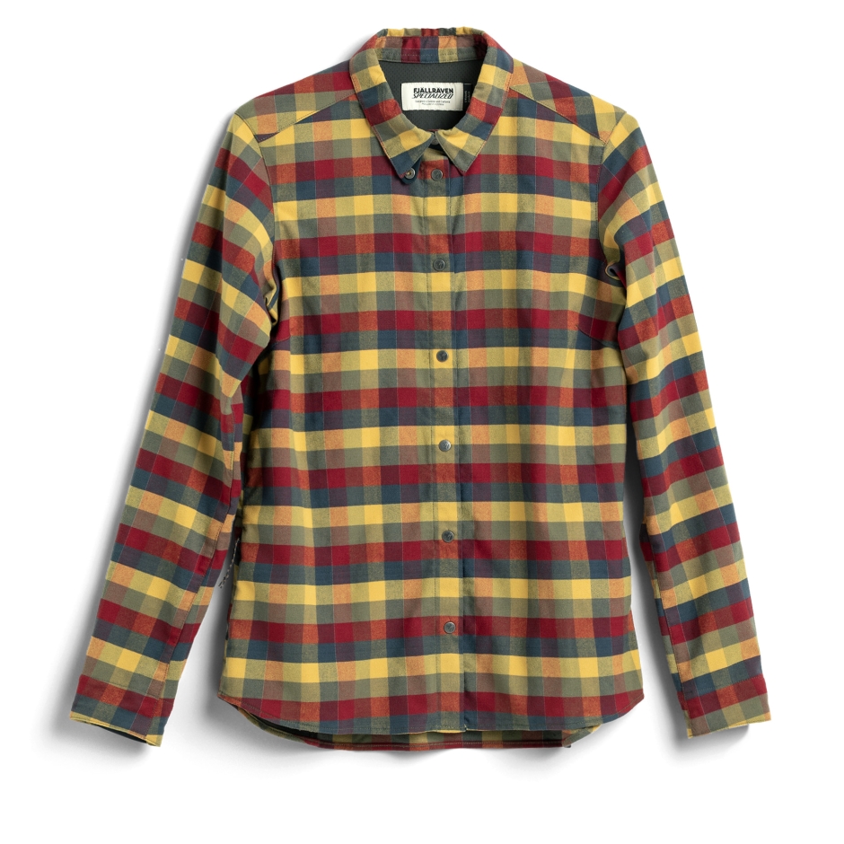 Camisa De Flanela Fjällräven S/f Rider Ls W Flag Check