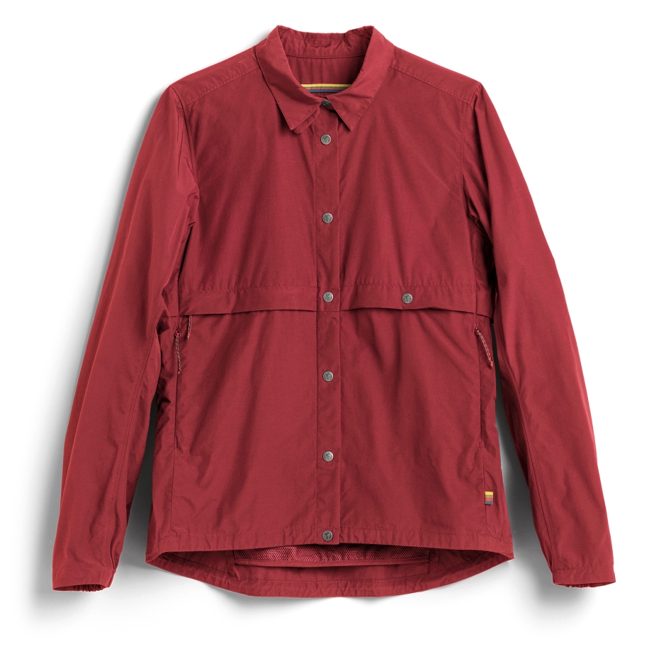 Jaqueta Corta Vento Fjällräven S/f Rider W Vermelho Romã