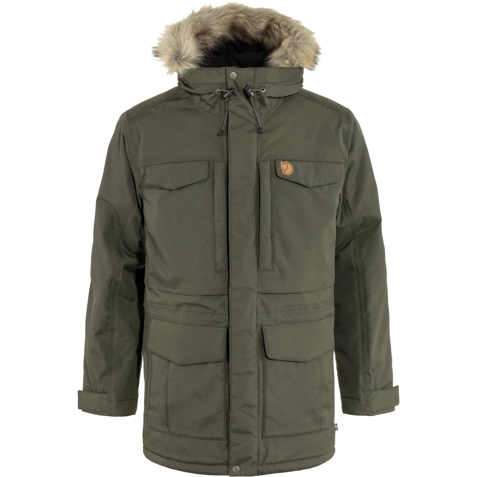 Nuuk Parka M Floresta Profunda Raposa ártica
