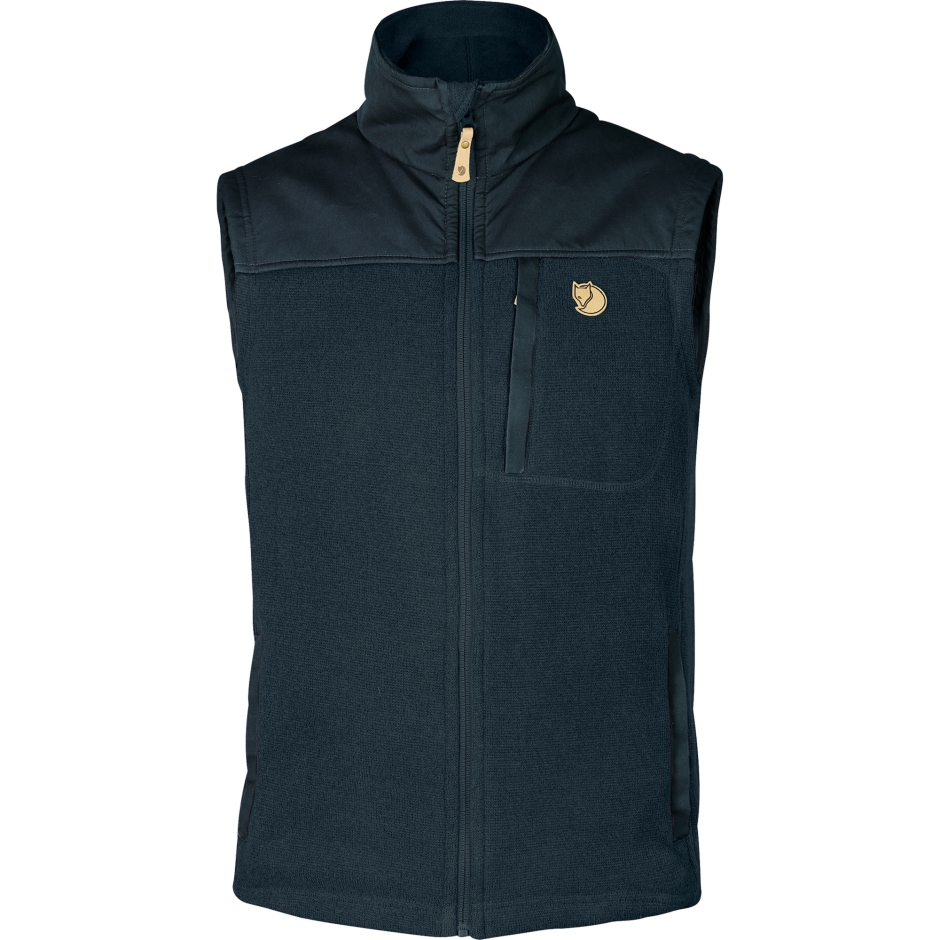 Colete De Lã Azul Marinho Escuro Fjällräven Marca Buck W