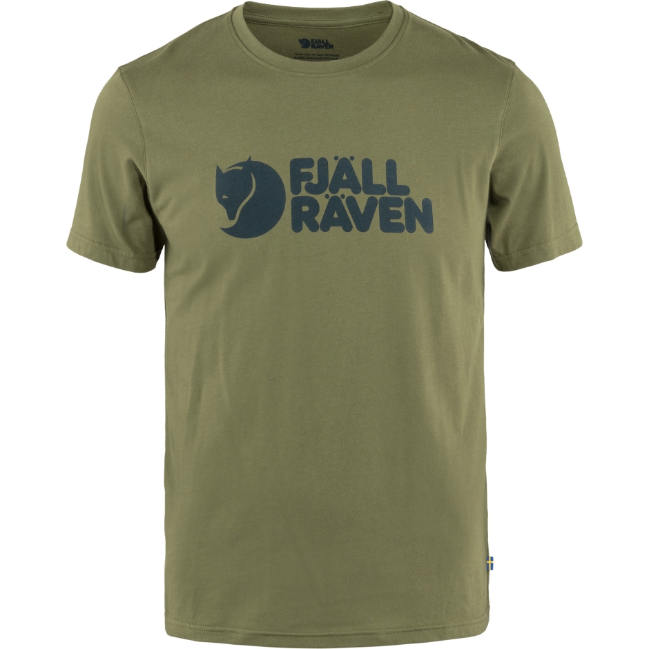 T-shirt Fjällräven Logótipo Verde Alcaparra