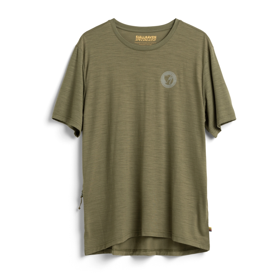 T-shirt De Lã Verde Fjällräven Marca S/f W