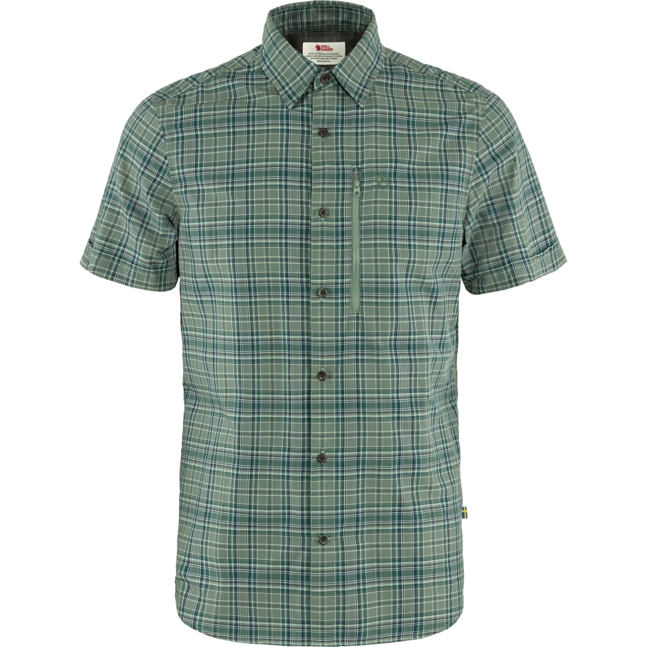 Marca Fjällräven Camisa De Caminhada Abisko Ss M Verde ártico Verde Pátina