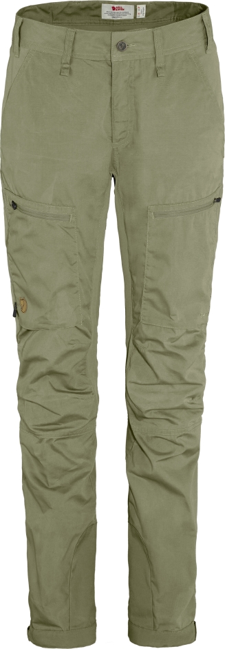 Calça De Trekking Abisko Lite W Short Light Verde-oliva Fjällräven