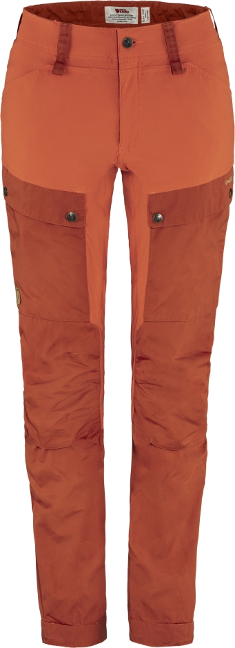 Calça Keb Curvada C Curta Fjällräven Cabin Red-rowan Red