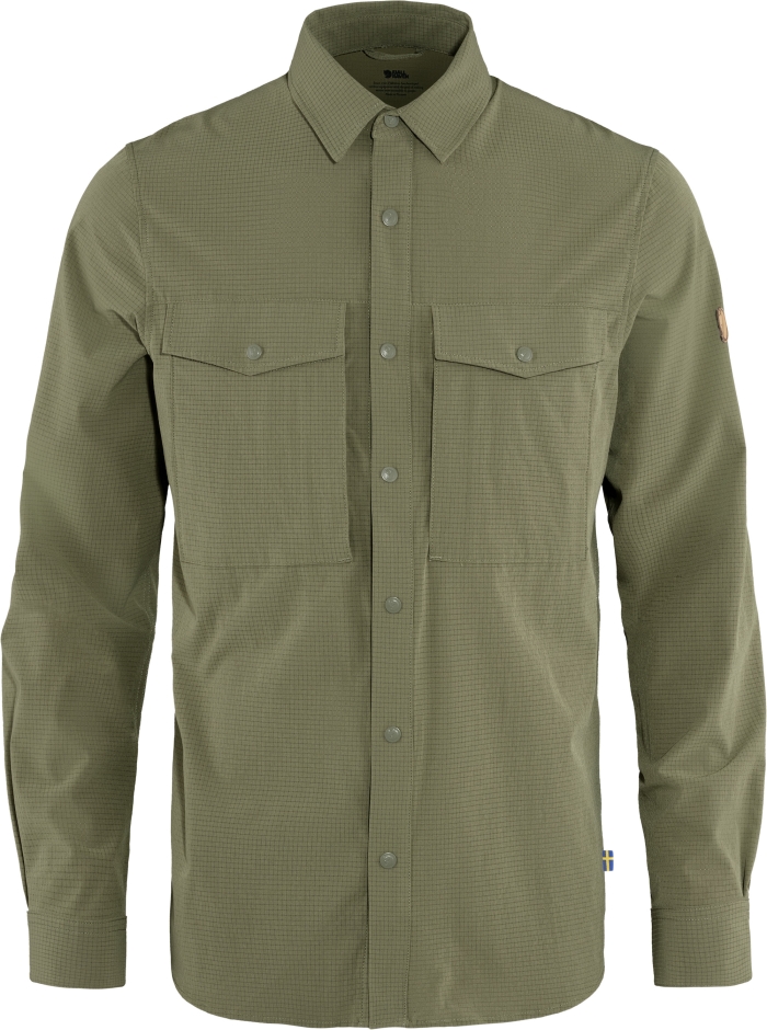 Fjällräven Light Olive Abisko Camisa Trekking W