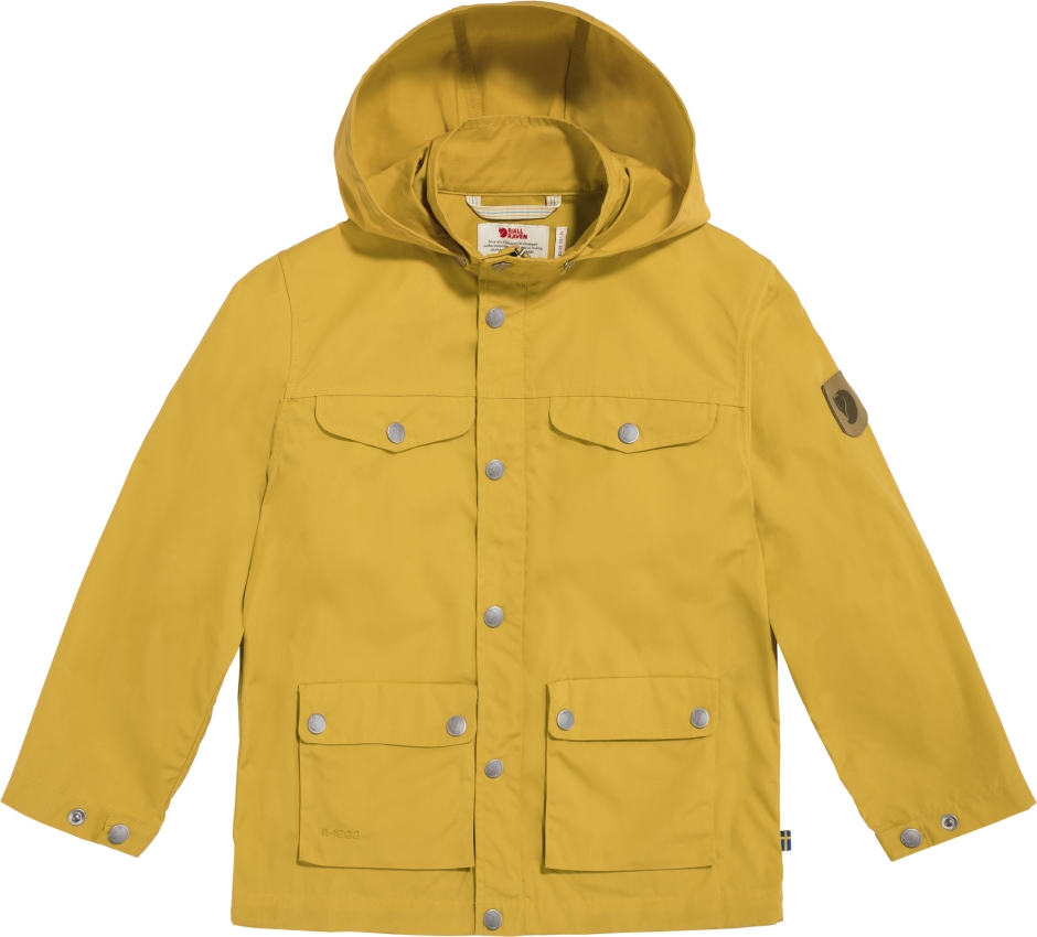 Fjällräven Jaqueta Amarelo Mostarda Kids Greenland