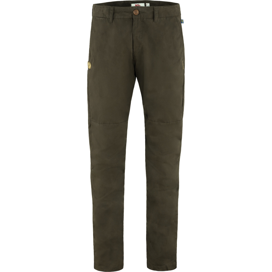 Calça Cônica Srmland M Longa Azeitona Escura Fjällräven