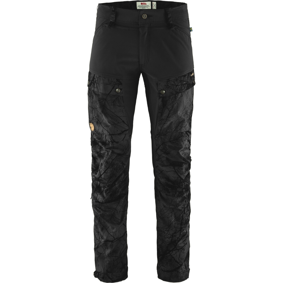 Fjällräven Calça Keb M Reg Preto Camo-preto