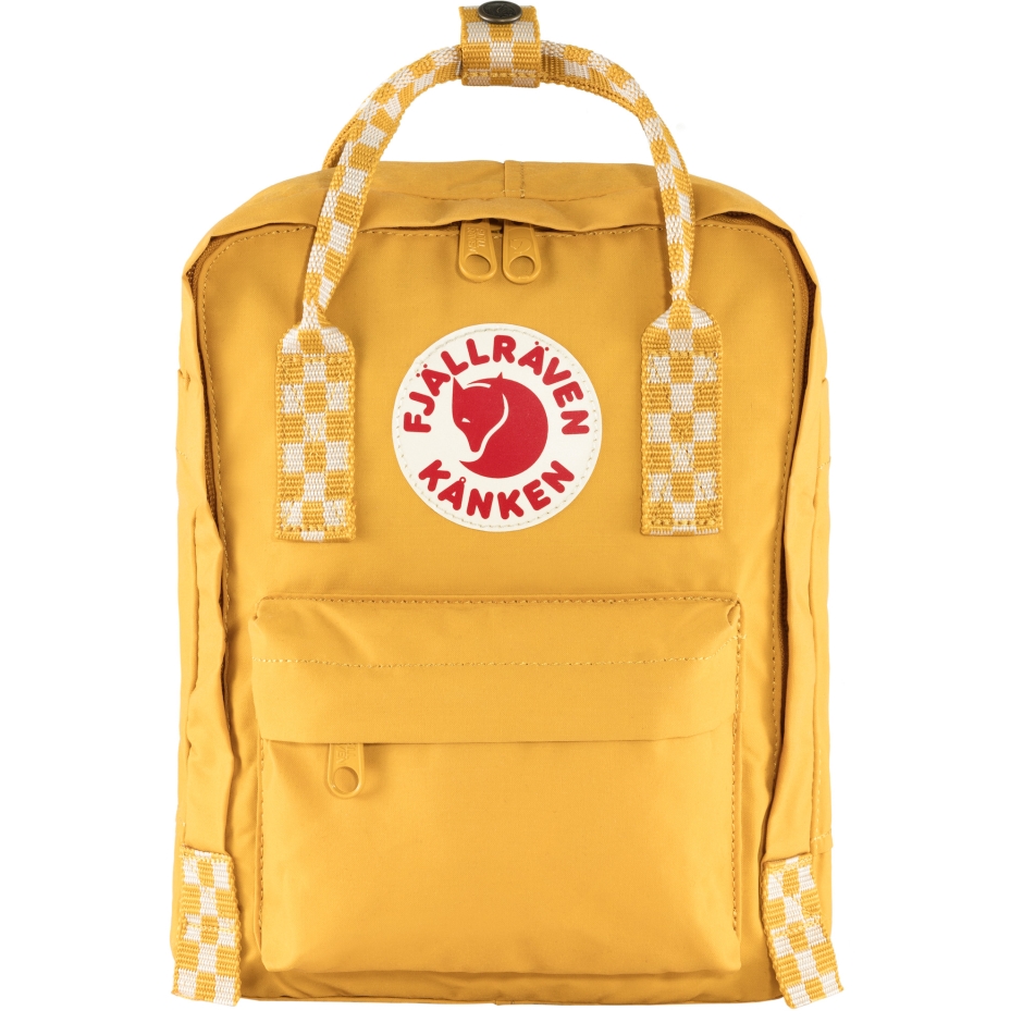Padrão Xadrez Ocre Fjällräven Fire Kånken Mini