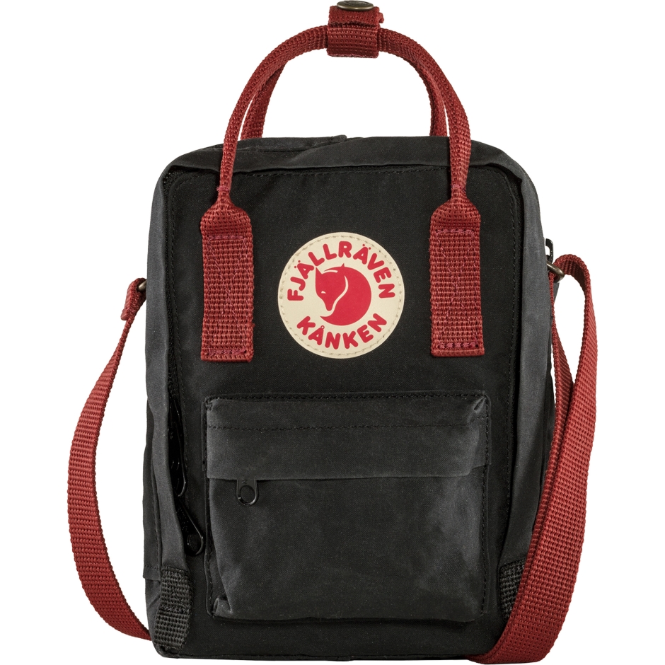 Boi Preto Kånken Sling Vermelho Raposa Da Montanha