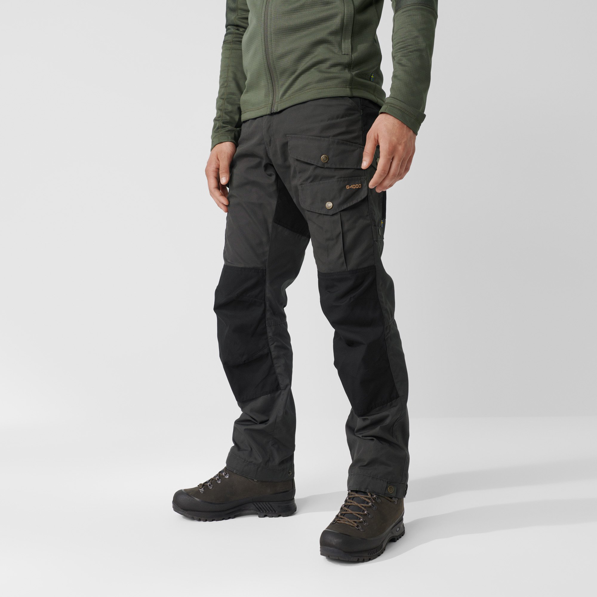 Calça Fjällräven Vidda Pro M Longa Verde-cinza Escuro