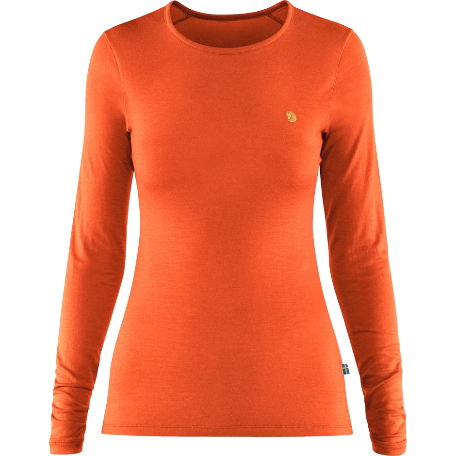 Hokkaido Orange Mountain Fox Fire Bergtagen Thinwool Ls W