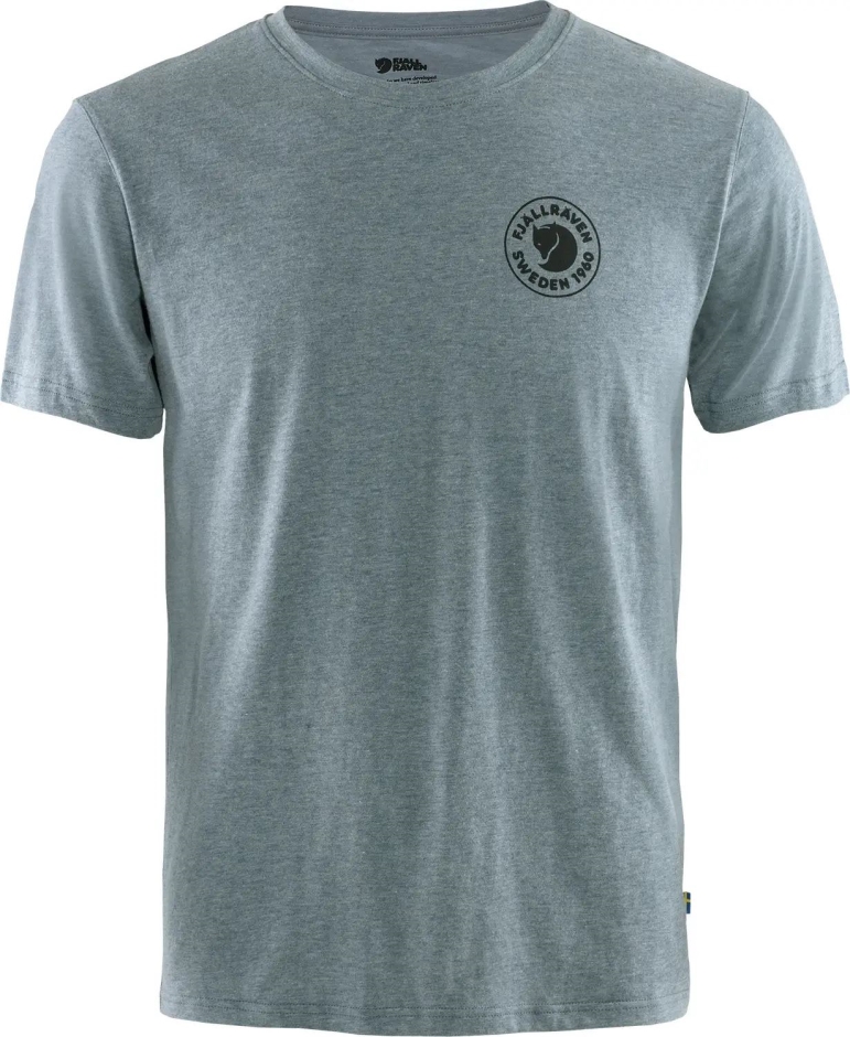 1960 Logo T-shirt Com Tio Azul Melange Arctic Fox