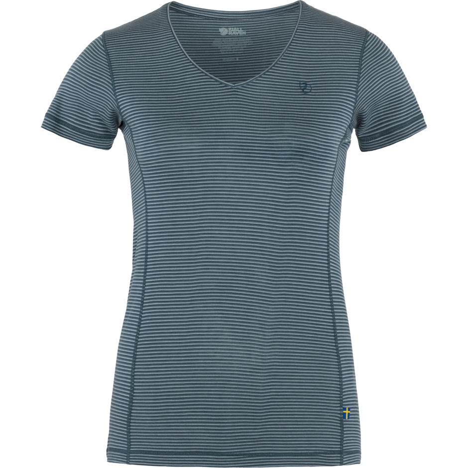 Camiseta Azul índigo Abisko Cool W Mountain Fox