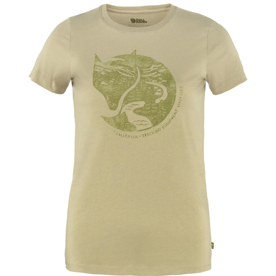Camiseta Com Estampa De Raposa ártica E Pedra De Areia Fjällräven