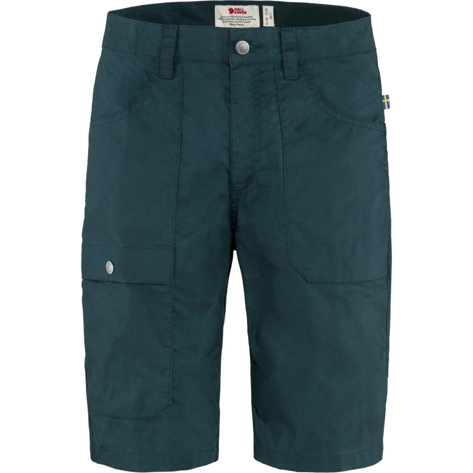 Fjällräven Short Marinho Escuro Para O Dia A Dia W