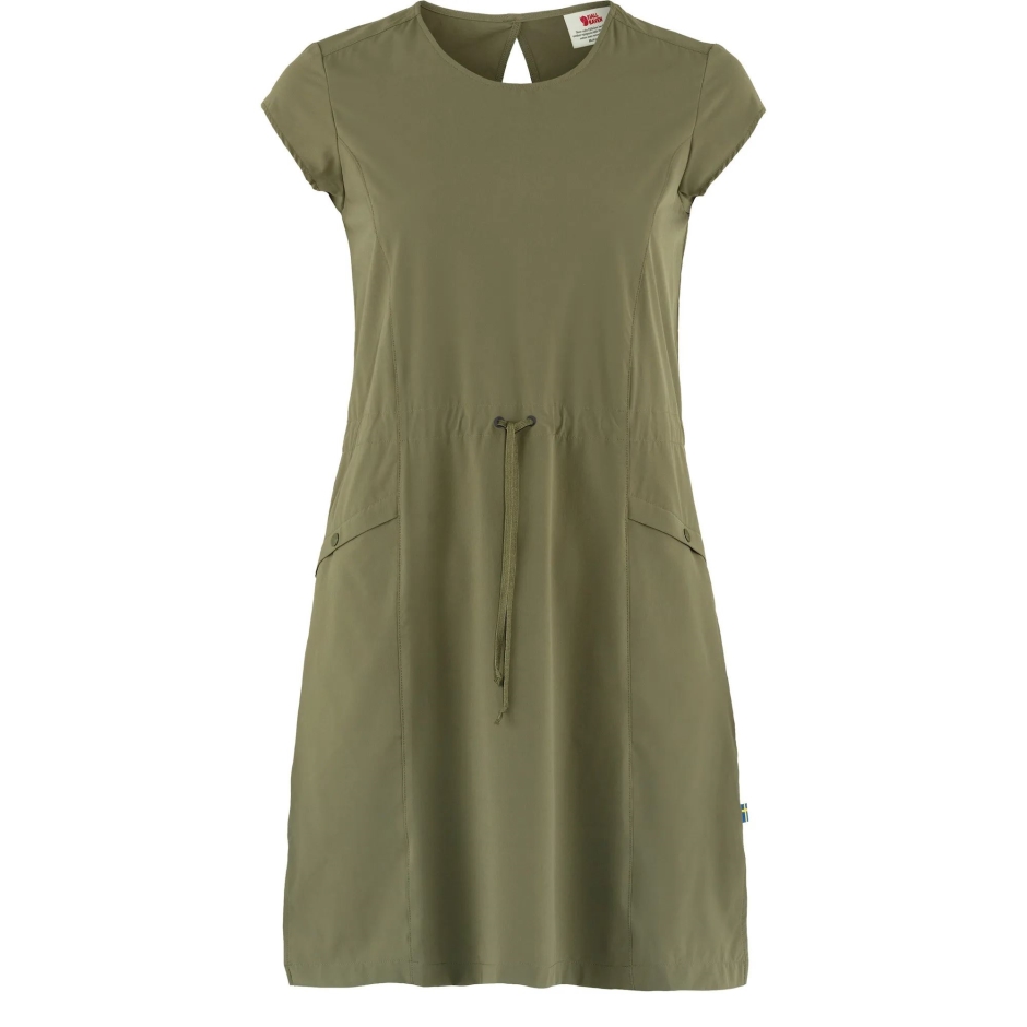 Vestido High Coast Lite W Fjällräven Verde