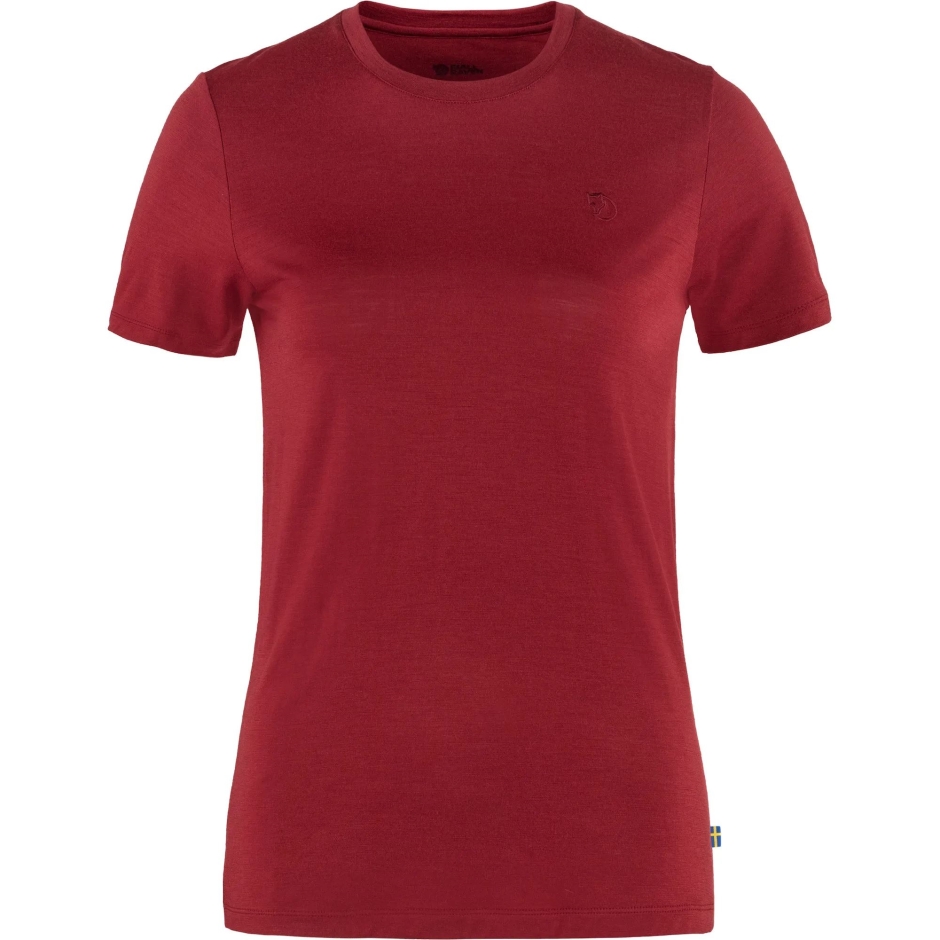 Romã Vermelho Fjällraven Lã Abisko Ss W