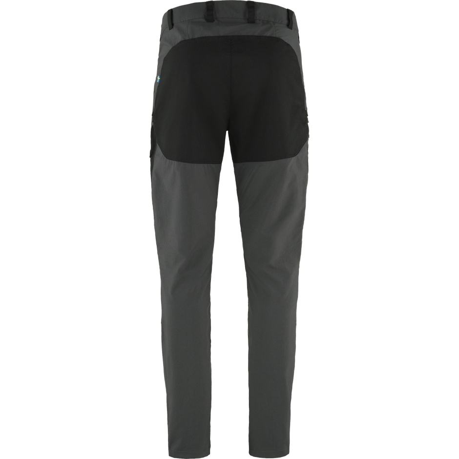Calças De Verão Abisko Cinza Escuro E Preto M Reg Fjällräven