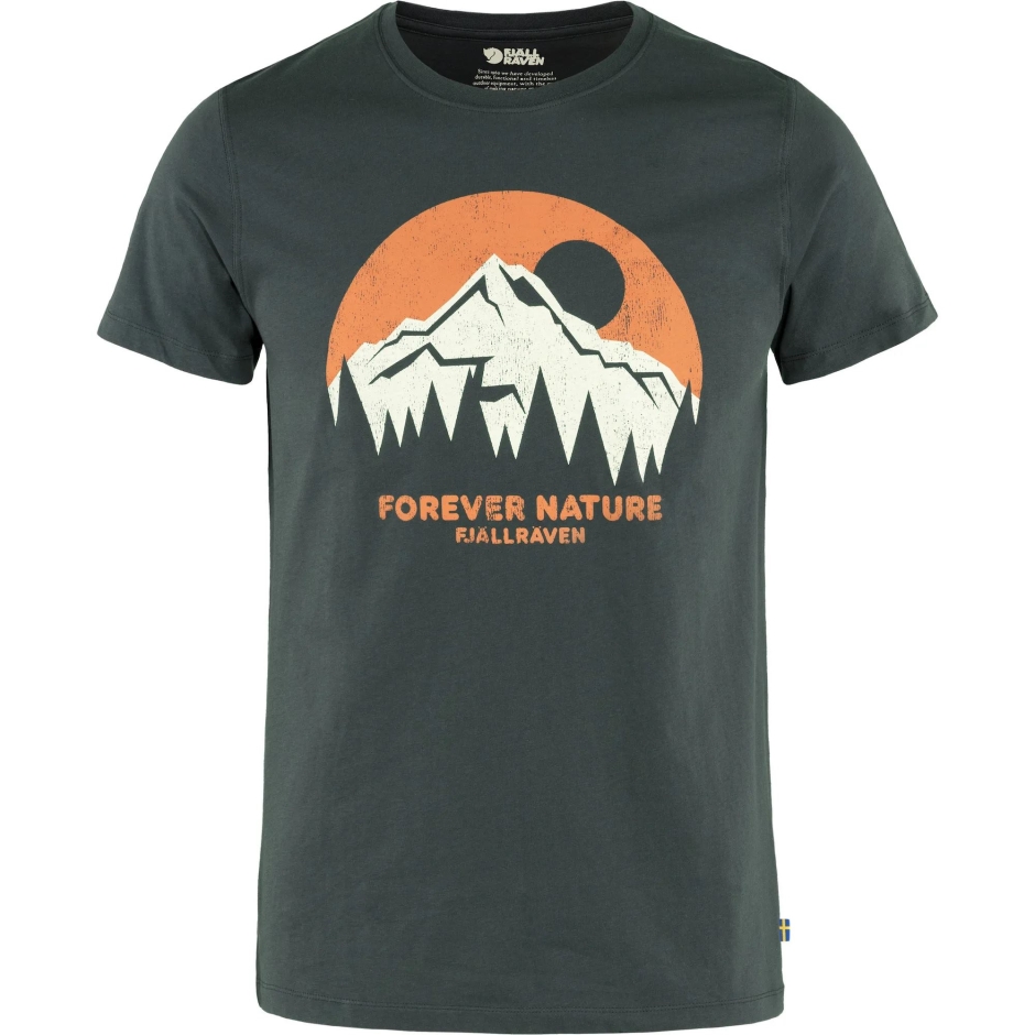 T-shirt Azul Marinho Escuro Fjällräven Nature W