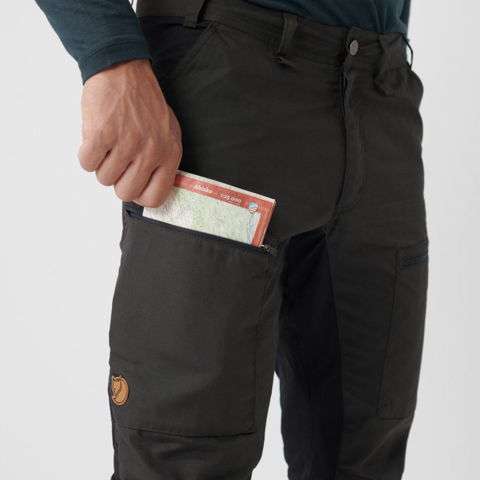 Calça De Trekking Abisko Lite M Reg Olive Fjällräven