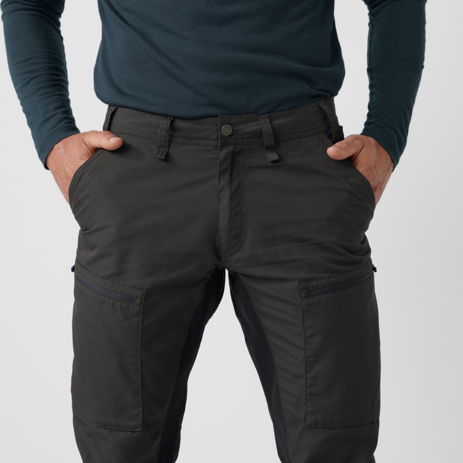 Calça De Trekking Abisko Lite M Reg Olive Fjällräven