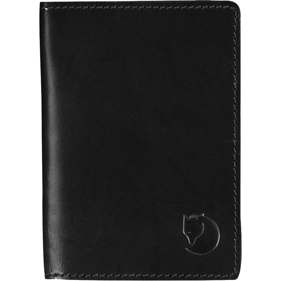 Capa De Passaporte De Couro Preto Raposa Da Montanha