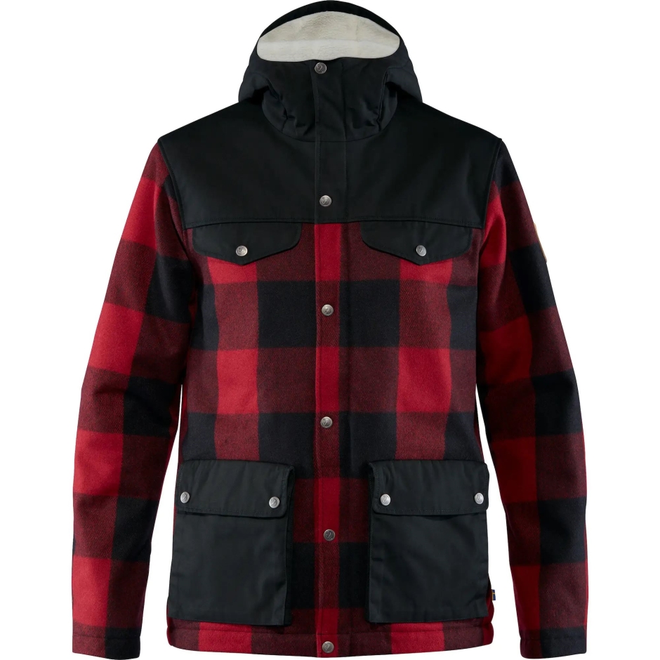 Fjällräven Jaqueta De Re-lã Greenland Vermelho-preto M