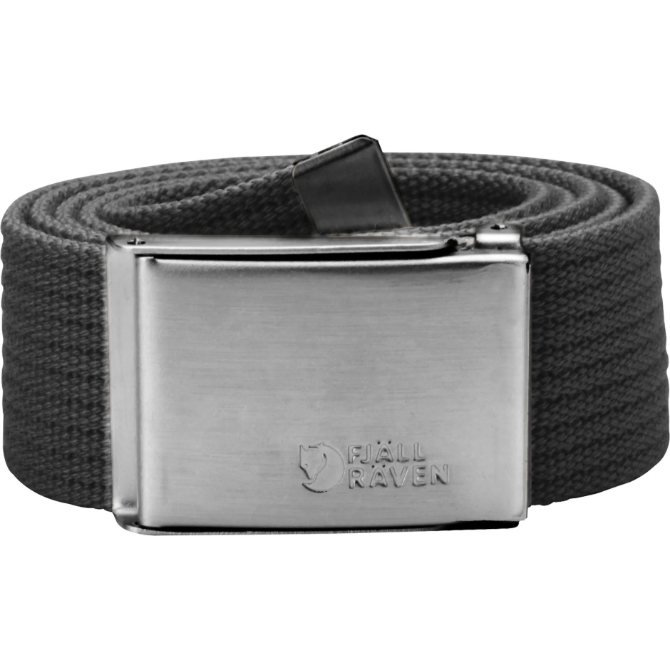 Fashion Fjällräven Cinto De Lona Cinza Escuro