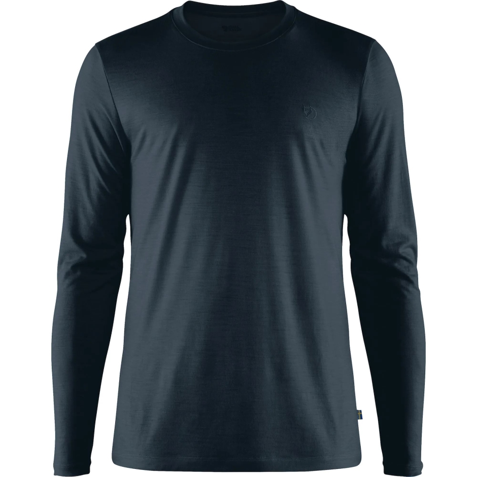 Lã Abisko Azul Marinho Escuro Ls M Fashion Fjällräven