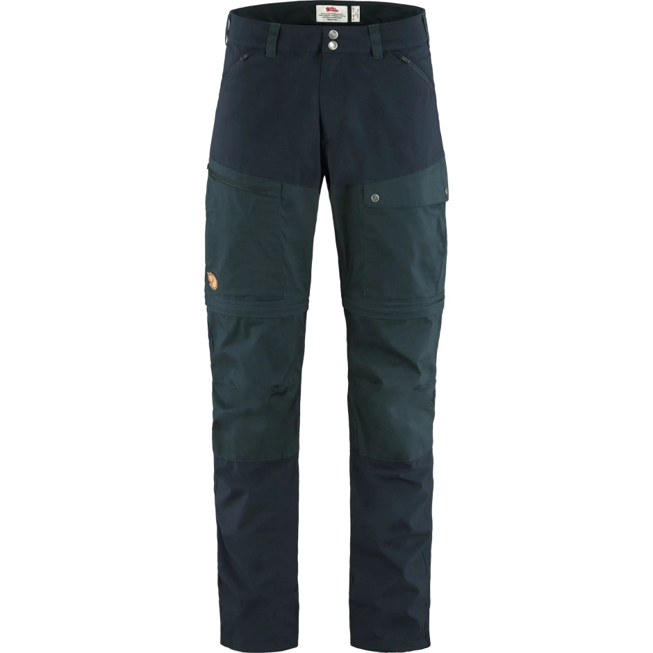 Calça Azul Marinho Escuro Fjällräven Abisko Midsummer Com Zíper M Longa