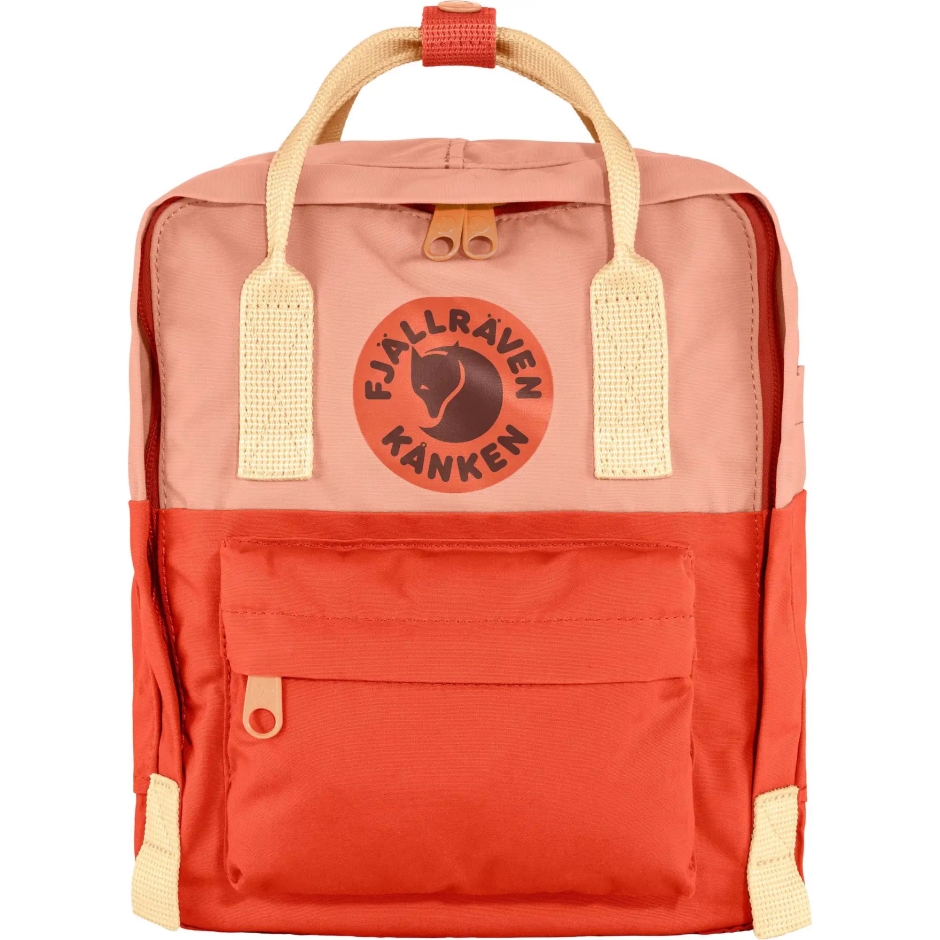 Kånken Art Mini Campos De Papoulas-algodão Céu Fjällräven Novo