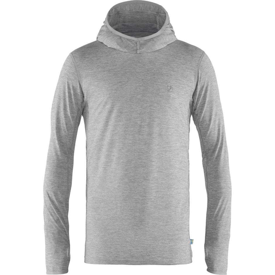 Fjällräven Abisko Sun Hoodie M Cinza Tubarão