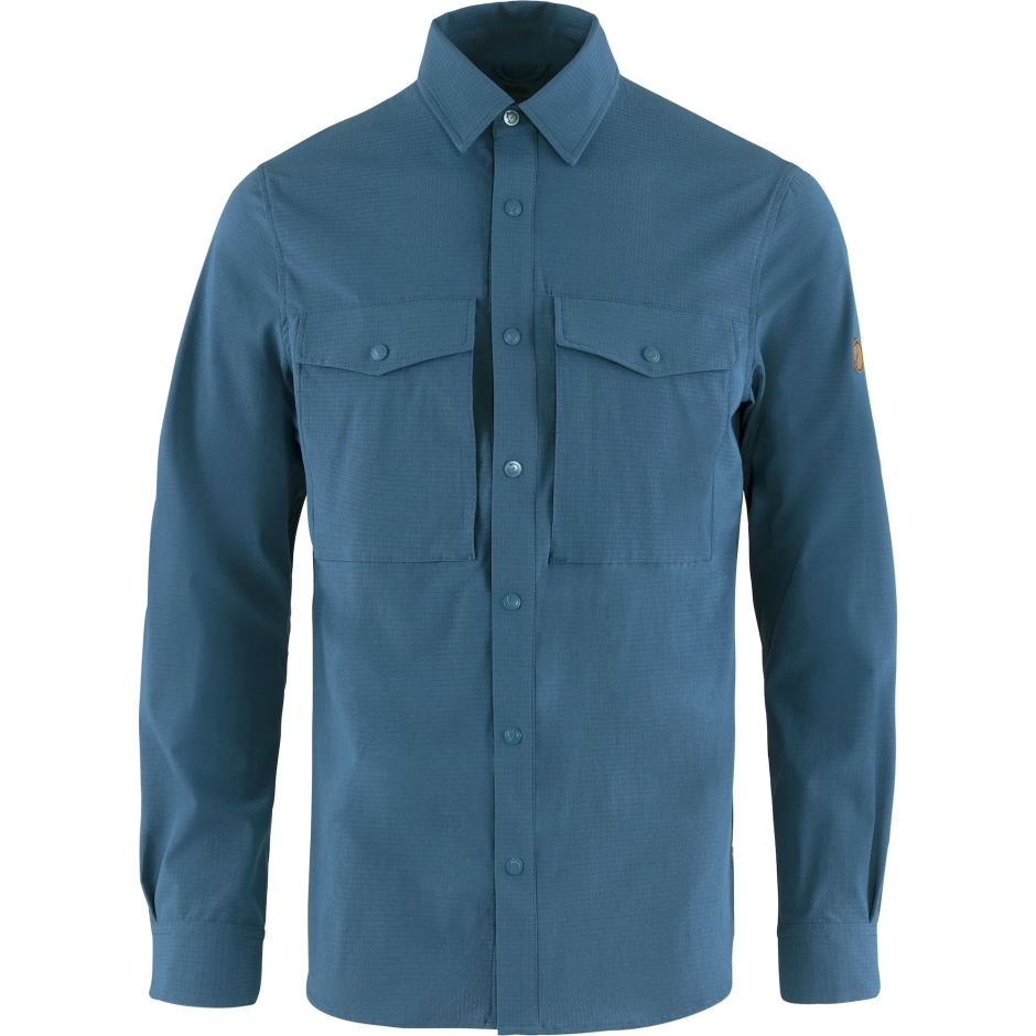 Camisa Azul Tio Abisko Trekking M Fjällräven
