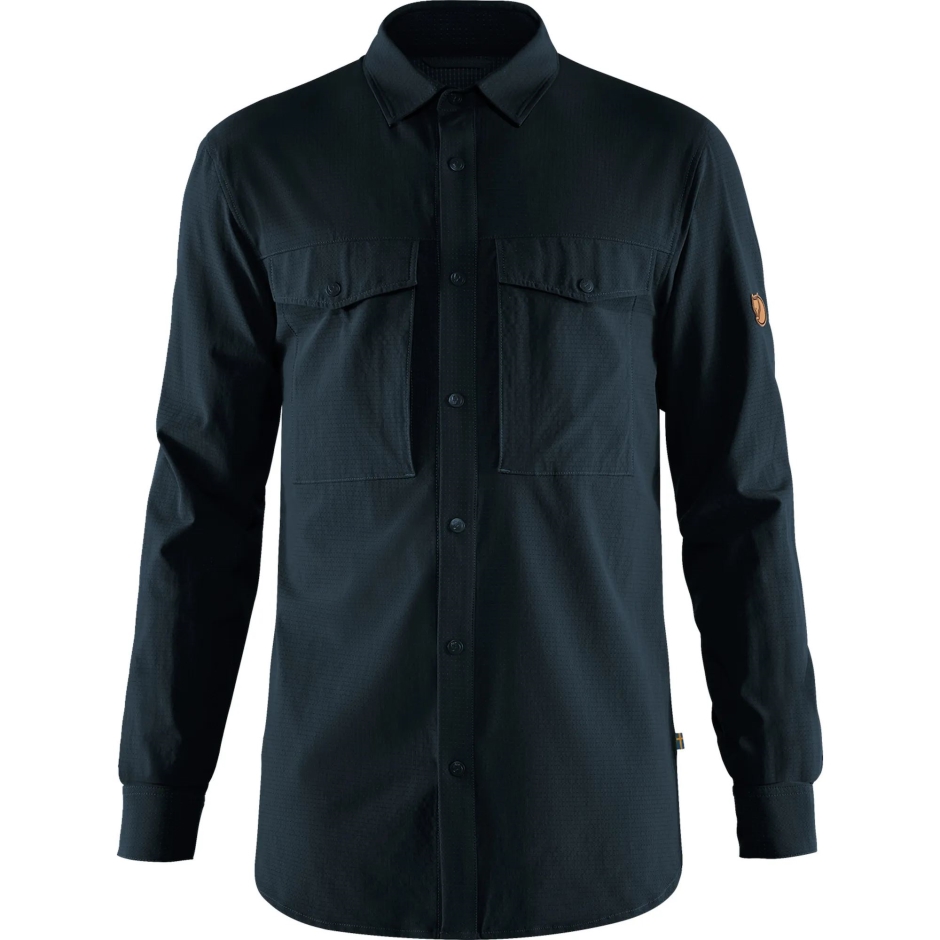 Camisa De Trekking Fjällräven Abisko Marinho Escuro W