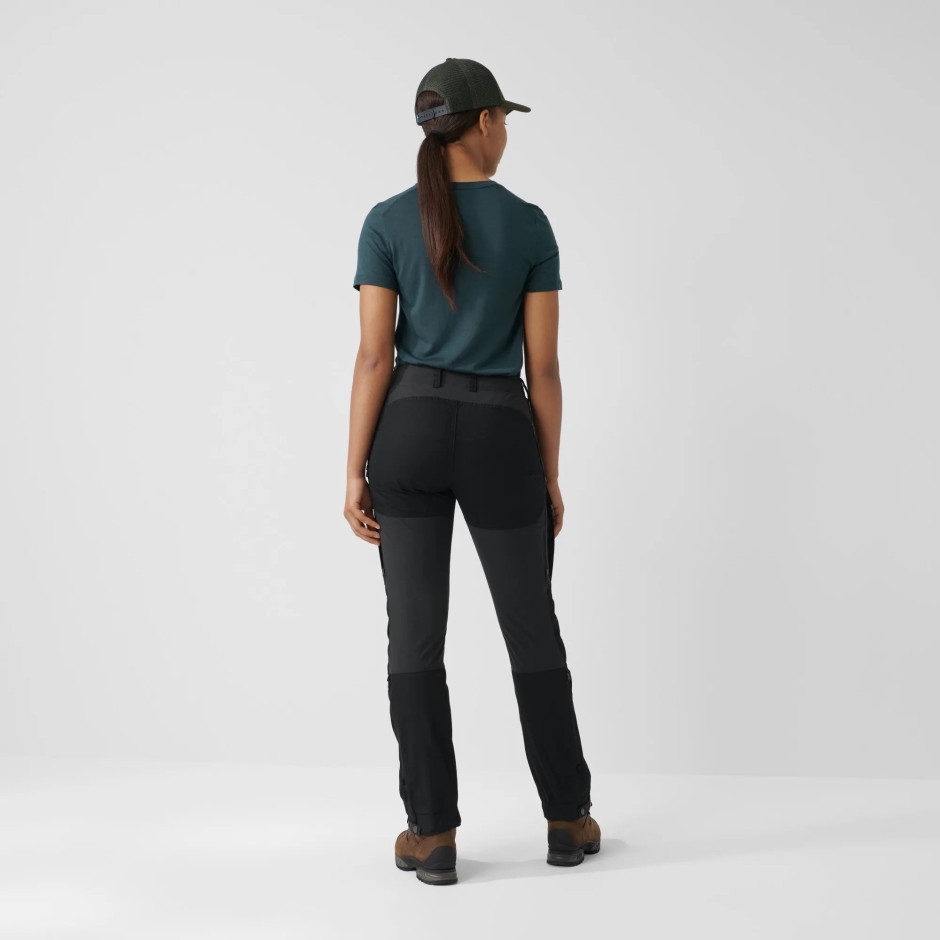 Calça Keb W Reg Black-stone Grey Mountain Fox