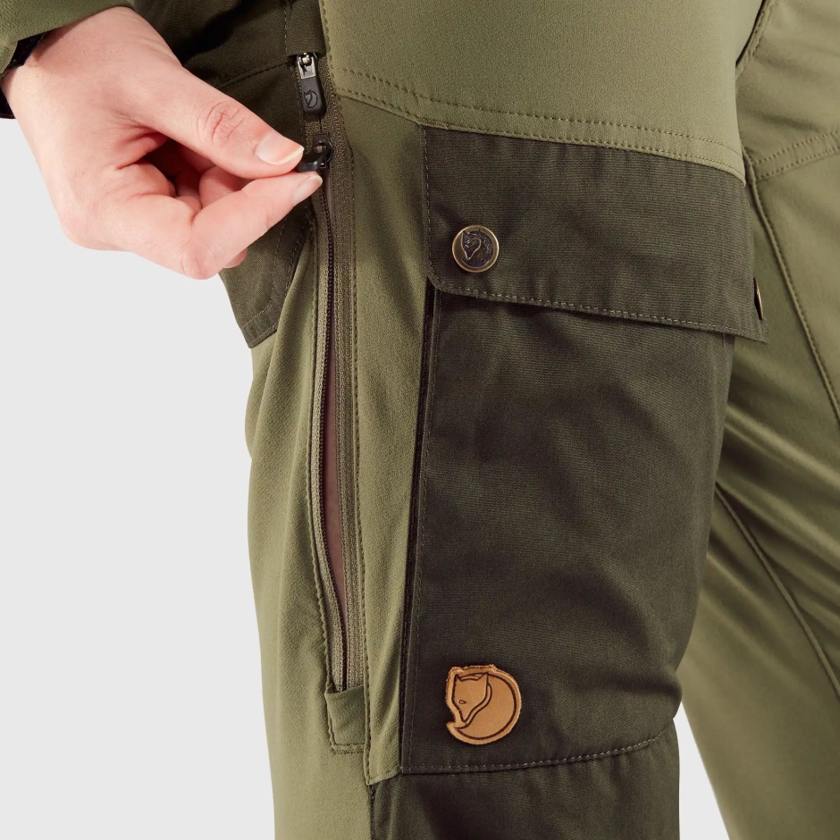 Calça Keb W Reg Black-stone Grey Mountain Fox